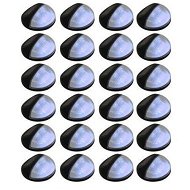 Detailed information about the product Outdoor Solar Wall Lamps LED 24 Pcs Round Black