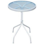 Detailed information about the product Outdoor Table 50x71 Cm Steel Round Grey