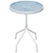 Outdoor Table 50x71 Cm Steel Round Grey. Available at Crazy Sales for $69.95