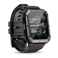 Detailed information about the product Outdoor Tactical Smartwatch with IP68 Waterproof,Bluetooth Calls(Answer/Dial Calls),1.83' high-definition display,Compatible with both iOS and Android smartphones(Black)