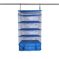 Detailed information about the product Outdoor Travel Suitcase Storage Bag Five-Layer Hanging Bag Storage Bag Home Foldable Mesh Storage Bag (Blue)