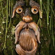 Detailed information about the product Outdoor Tree Faces, Tree Art, Outdoor Tree Decorations, Tree Faces, Unique Bird Feeders for Outdoor and Indoor, Face for Tree Trunk