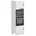 Oven Cabinets 2 pcs Porto White Engineered Wood. Available at Crazy Sales for $319.95