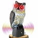Owl Scarecrow Plastic Bird Control Flashing Eyes Frightening Sound Garden Yard Outdoor Pest Deterrent Scare Birds Away Wildlife Repellent Decor. Available at Crazy Sales for $29.99