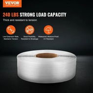 Detailed information about the product Packaging PP Strapping Roll 12.7 mm x 0.8 mm x 3000 m Banding Strap 110 kg