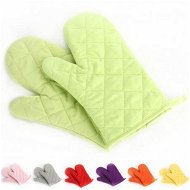 Detailed information about the product Pair Heat Proof Resistant Gloves Oven Glove Mitt Pot Holder Anti Steam Oven Mitts-Green