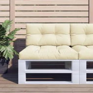 Detailed information about the product Pallet Cushions 2 pcs Cream Fabric