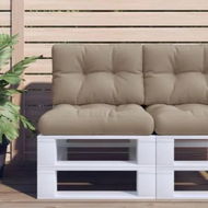 Detailed information about the product Pallet Cushions 2 pcs Taupe Fabric