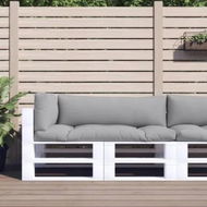 Detailed information about the product Pallet Cushions 3 pcs Grey Fabric