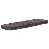 Detailed information about the product Pallet Floor Cushion Cotton 120x40x7 Cm Anthracite