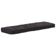 Detailed information about the product Pallet Floor Cushion Cotton 120x40x7 Cm Black