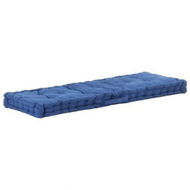 Detailed information about the product Pallet Floor Cushion Cotton 120x40x7 Cm Light Blue