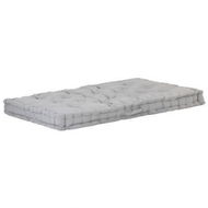 Detailed information about the product Pallet Floor Cushion Cotton 120x80x10 Cm Grey