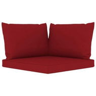 Detailed information about the product Pallet Sofa Cushions 3 Pcs Wine Red Fabric