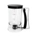 Pancake Batter Dispenser, 4 Cup Batter Dispenser with Squeeze Handle and Measuring Marks for Pancakes, Waffles, Muffins, Crepes and Cupcakes, Black. Available at Crazy Sales for $12.95
