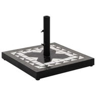 Detailed information about the product Parasol Base Black And White Square 12 Kg