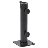 Detailed information about the product Parasol Base for Ã˜38/48 mm Pole Matt Black Steel