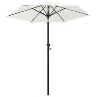 Detailed information about the product Parasol Sand White 200x211 Cm Aluminium