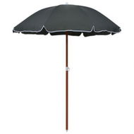 Detailed information about the product Parasol With Steel Pole 180 Cm Anthracite