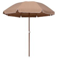 Detailed information about the product Parasol With Steel Pole 240 Cm Taupe