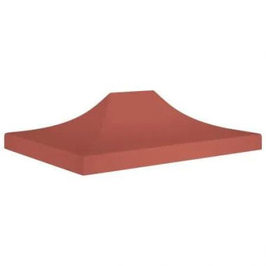 Party Tent Roof 4.5x3 m Terracotta 270 g/mÂ²