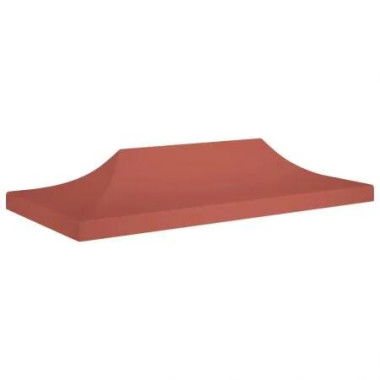 Party Tent Roof 6x3 m Terracotta 270 g/mÂ²