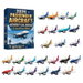 Passenger Aircraft Advent Calendar 24 Piece 2D Acrylic Airplane Ornaments Christmas Countdown Tree Hanging Decorations. Available at Crazy Sales for $14.99