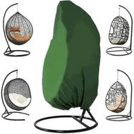 Detailed information about the product Patio Hanging Chair Cover, Egg Swing Chair Cover Waterproof Outdoor Furniture Protector Garden Pod Chair Cover 210D Oxford Fabric,Green