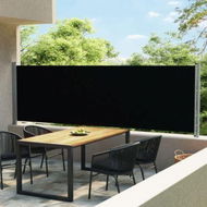 Detailed information about the product Patio Retractable Side Awning 140x600 Cm Black