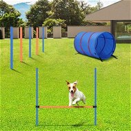 Detailed information about the product Pawise Dog Agility Equipment Set Pet Tunnel Obstacle Training Course Tunnel Pole