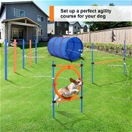 Detailed information about the product Pawise Dog Tunnel Agility Equipment Set Pet Obstacle Training Course Tunnel Pole