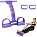 Pedal Resistance Band with Handle,8 Tube Exercise Band 3â€‘inâ€‘1 Multi-Function,Back Stretch & Chest Expand,Portable Latex Fitness Purple. Available at Crazy Sales for $24.99