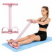 Pedal Resistance Band with Handles,Adjustable Detachable Multifunction Pedal Resistance Band,Thai Natural Rubber Tension Rope Pink. Available at Crazy Sales for $14.99