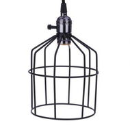 Detailed information about the product Pendant Cage Hanging Wire Lamp Guard