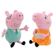 Detailed information about the product Peppa Pig Mom Dad 2x30cm Cute Cartoon Anime Figure Toys Doll Party Play Set Birthday Gift Girl Toy Child Collectible Decoration