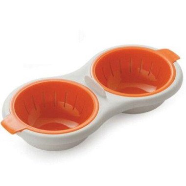 Perfect Poacher Microwavable Double Layer Egg Cooker Cooking Kitchen Tools (1 Pcs)