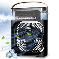 Detailed information about the product Personal Air Cooler, Portable Air Conditioner Fan, Mini Evaporative Cooler for Your Desk, Nightstand, or Coffee Table (Black)