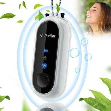 Personal Air PurifierAir Purifier Necklace Around The Neck Home Travel Ionizer For Adults And Kids