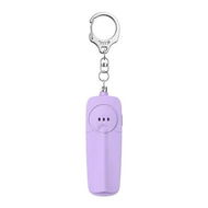 Detailed information about the product Personal Alarm Keychain 130dB Self Defense Security With Led Light For Women Girls Kids Elderly Color Purple