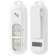 Detailed information about the product Personal Safety Alarm For 130dB With LED Light Recharge Emergency Anti-Attack For Elder Child Woman Color White