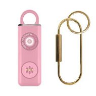 Detailed information about the product Personal Safety Alarm for Women, Teens, Elders and Kids 130dB Sound Alarm Keychain with LED Lights, Safety Alarm Keychain,Pink