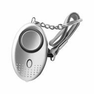 Detailed information about the product Personal Safety Alarm Keychain For Women Eldery Kid with LED Light Emergency 130dB Sound Keyring Portable Color Silver