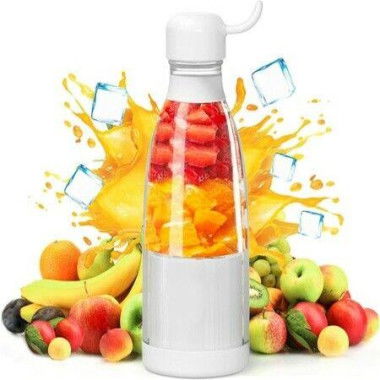 Personal Size Blender Portable Blender For Shakes And Smoothies USB Rechargeable (White)