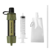 Detailed information about the product Personal Straw Water Purifier, Portable Water Filter, Mini Water Filtration System for Hiking, Camping Accessories and Travel, Green
