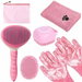 Pet Bath Brush Kit With Towel Washing Gloves,6 in 1 Bag Slicker Hair Grooming Brush for Shedding,Shampoo Scrubber For Dogs Cats Bath. Available at Crazy Sales for $19.99