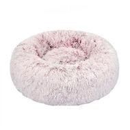 Detailed information about the product Pet Bed Cat Dog Donut Nest Calming M Pink Medium