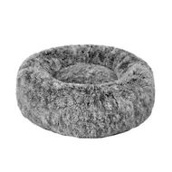 Detailed information about the product Pet Bed Cat Dog Donut Nest Calming XXL Charcoal XX-Large