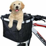 Detailed information about the product Pet Bicycle Basket Detachable Cycle Front Canvas Basket Carrier Bag Pet Carrier