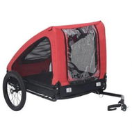 Detailed information about the product Pet Bike Trailer Red and Black