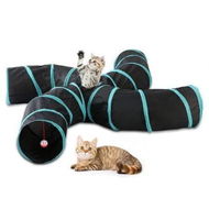 Detailed information about the product Pet Cat Kitten Puppy 4-Way Tunnel Play Toy Foldable Funny Exercise Tunnel Rabbit